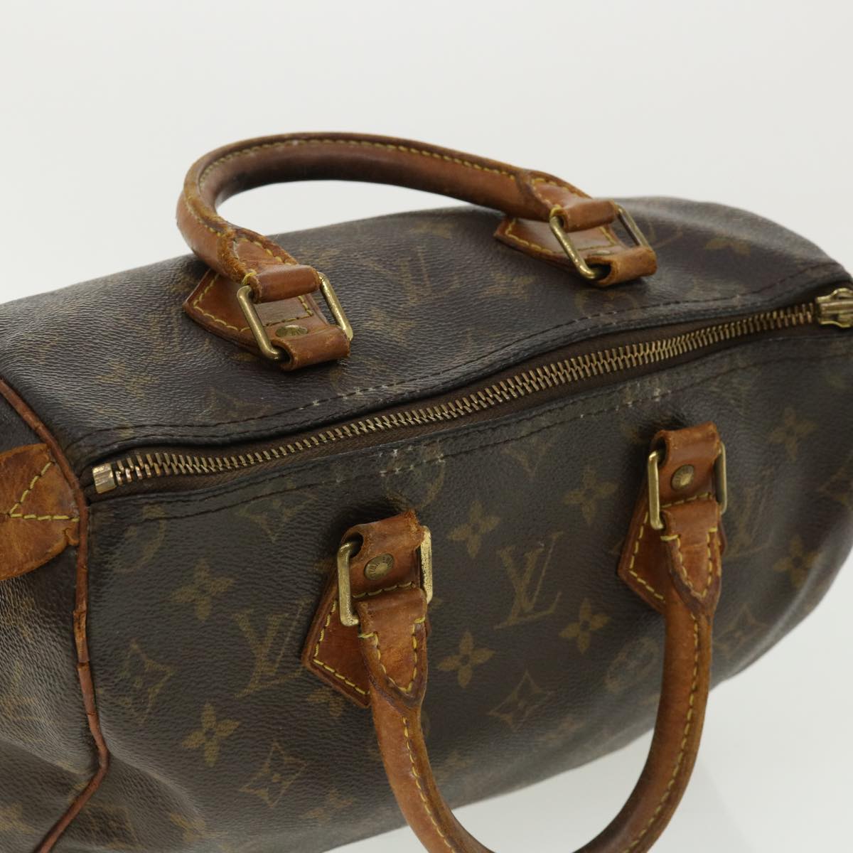 LOUIS VUITTON Monogram Speedy 25 Hand Bag M41528 LV Auth rd3855