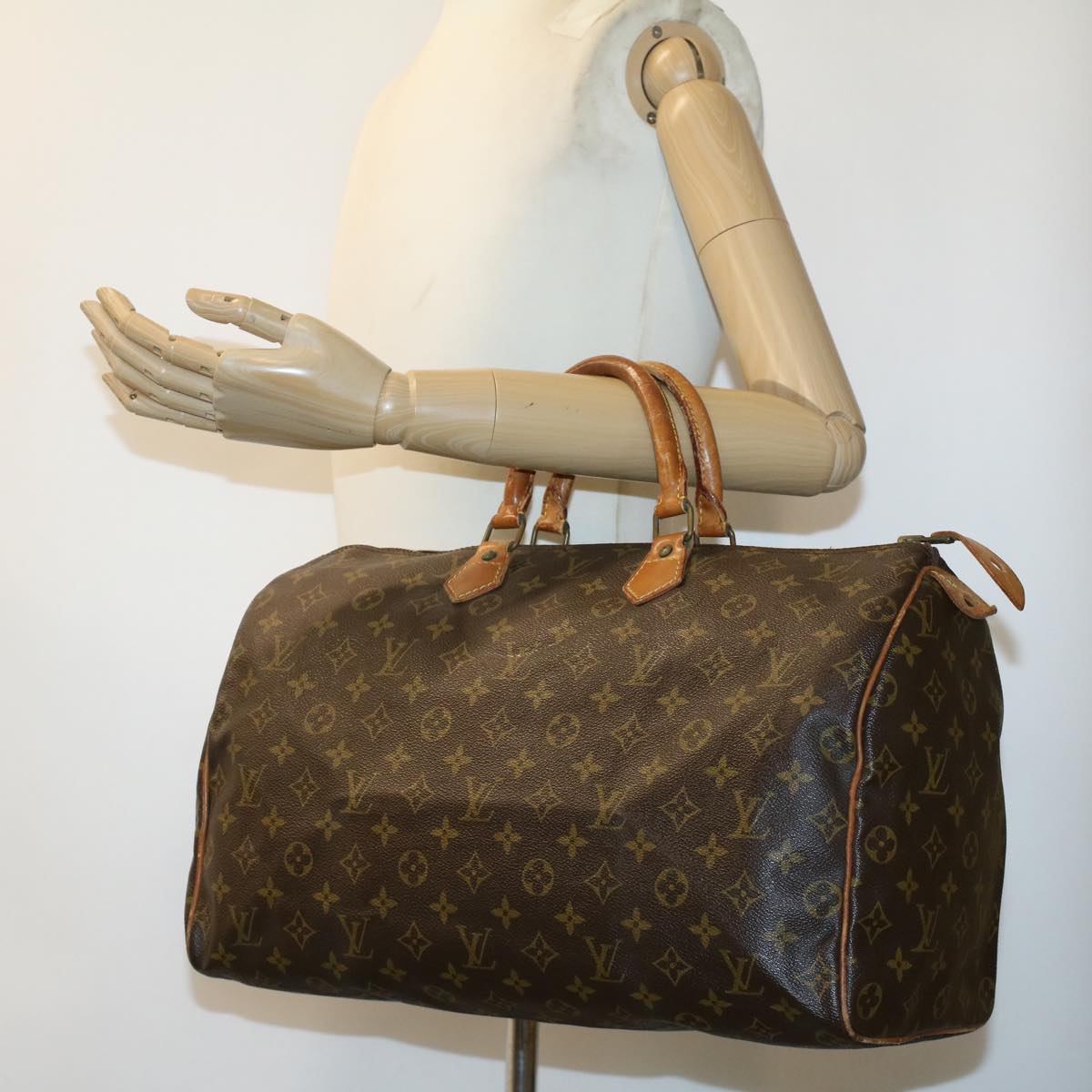 LOUIS VUITTON Monogram Speedy 40 Hand Bag Vintage M41522 LV Auth rd3864