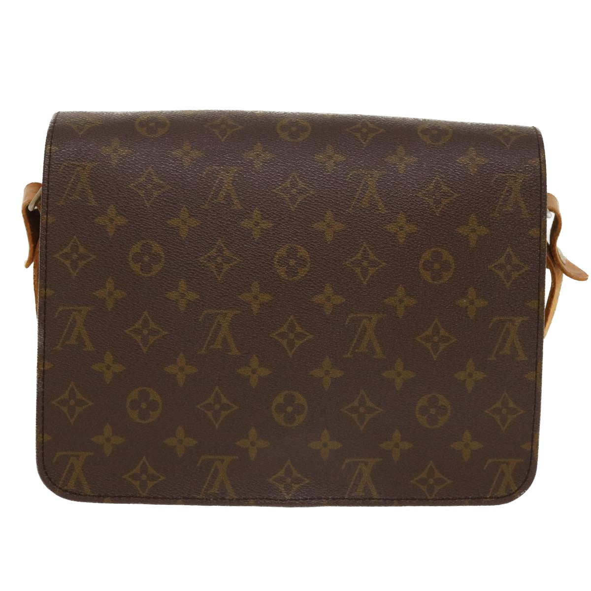 LOUIS VUITTON Monogram Cartouchiere GM Shoulder Bag Vintage M51252 Auth rd3894 - 0