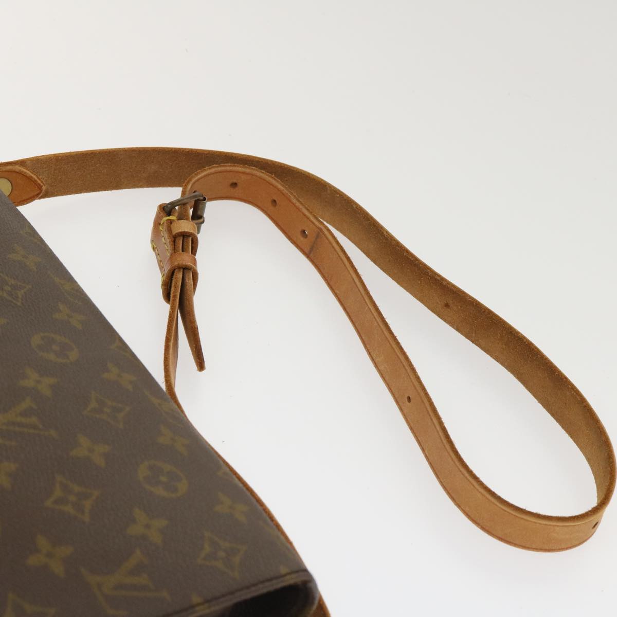 LOUIS VUITTON Monogram Cartouchiere GM Shoulder Bag Vintage M51252 Auth rd3894