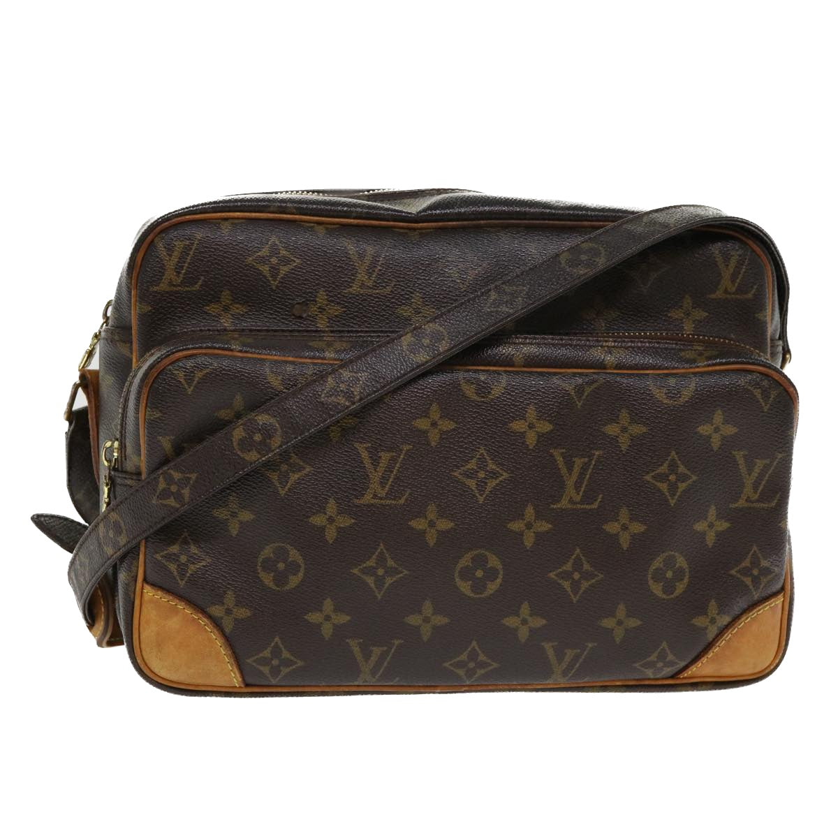 LOUIS VUITTON Monogram Nile Shoulder Bag M45244 LV Auth rd3899