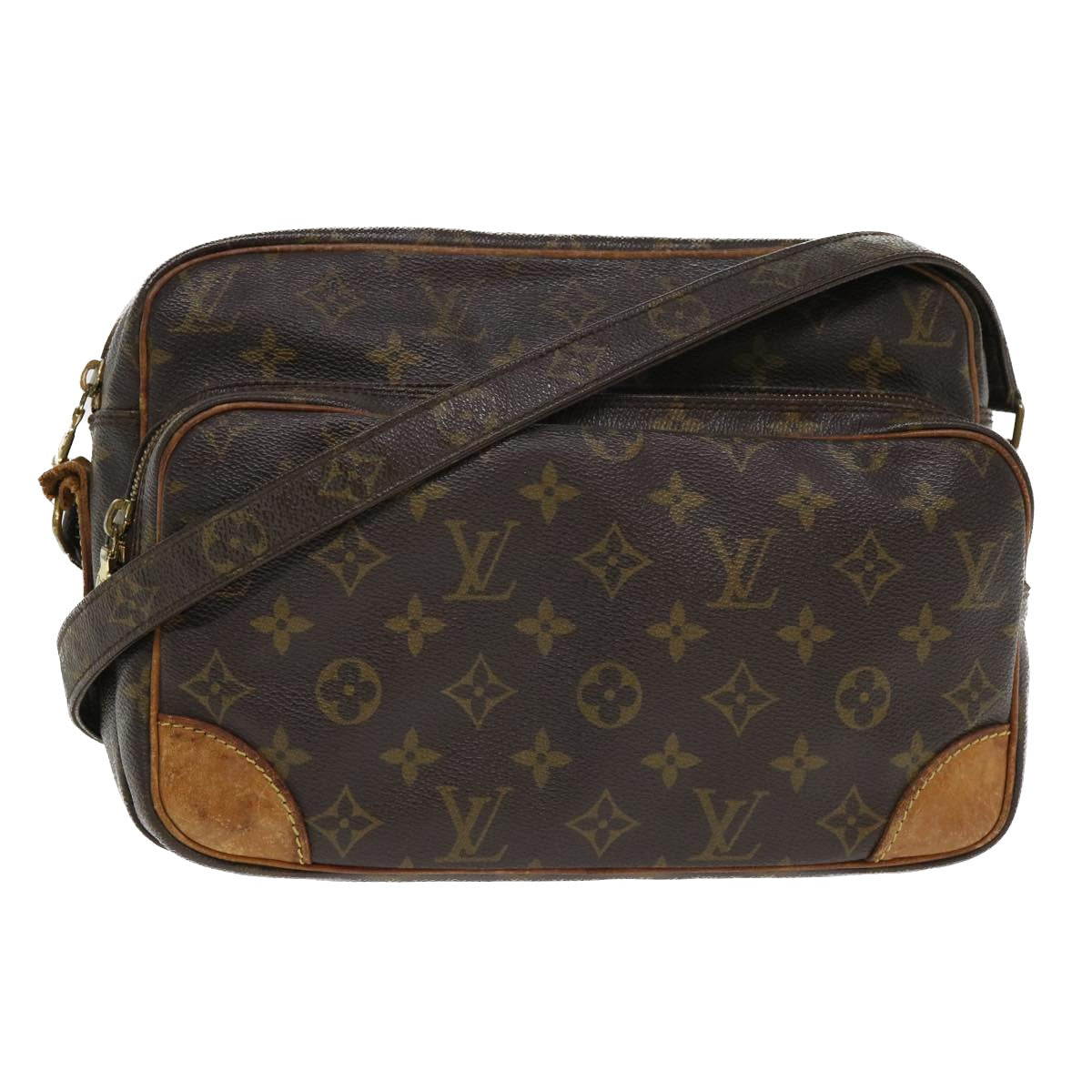 LOUIS VUITTON Monogram Nile Shoulder Bag M45244 LV Auth rd3900