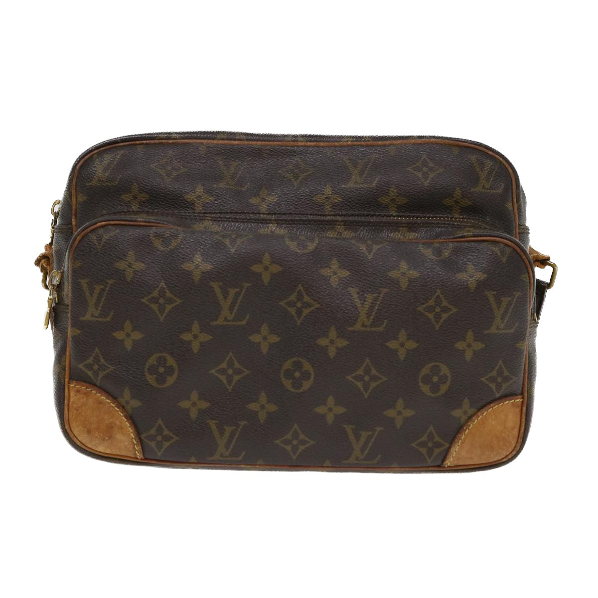 LOUIS VUITTON Monogram Nile Shoulder Bag M45244 LV Auth rd3900