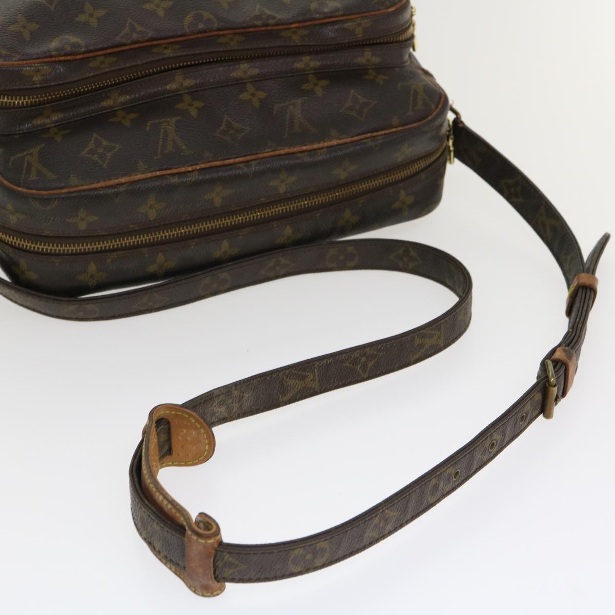 LOUIS VUITTON Monogram Nile Shoulder Bag M45244 LV Auth rd3900