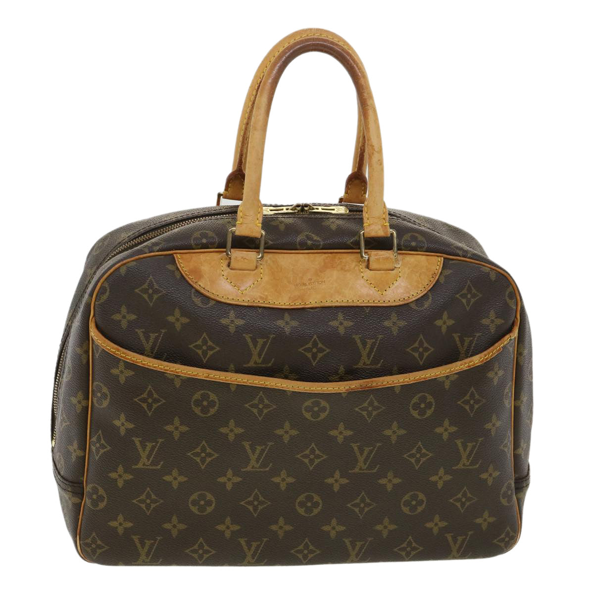 LOUIS VUITTON Monogram Deauville Hand Bag M47270 LV Auth rd3906