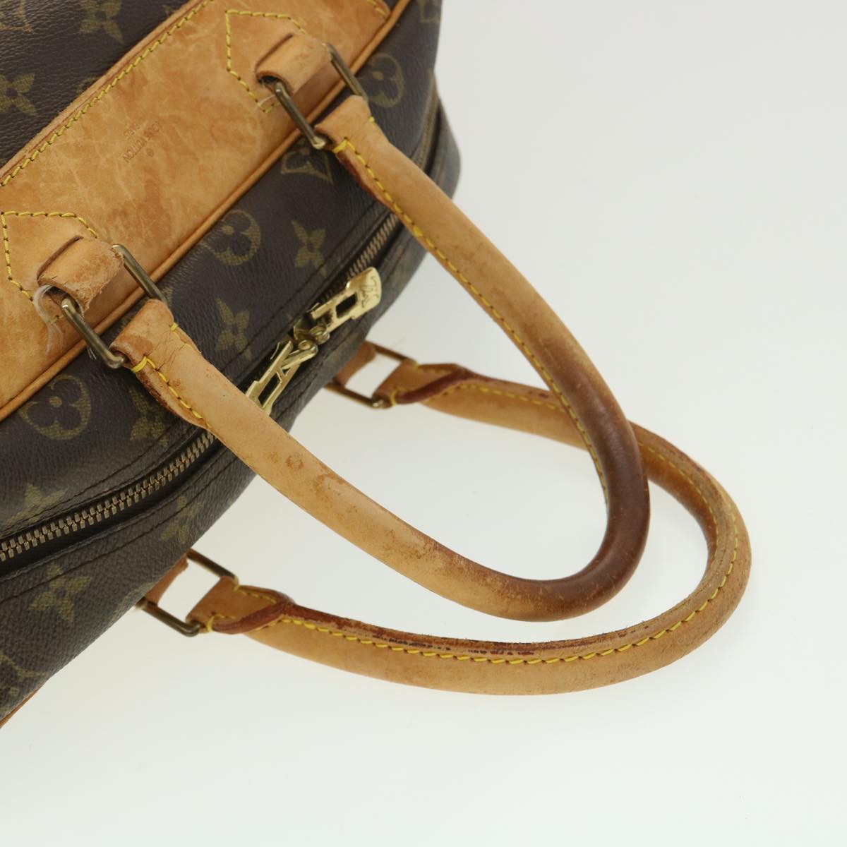 LOUIS VUITTON Monogram Deauville Hand Bag M47270 LV Auth rd3906