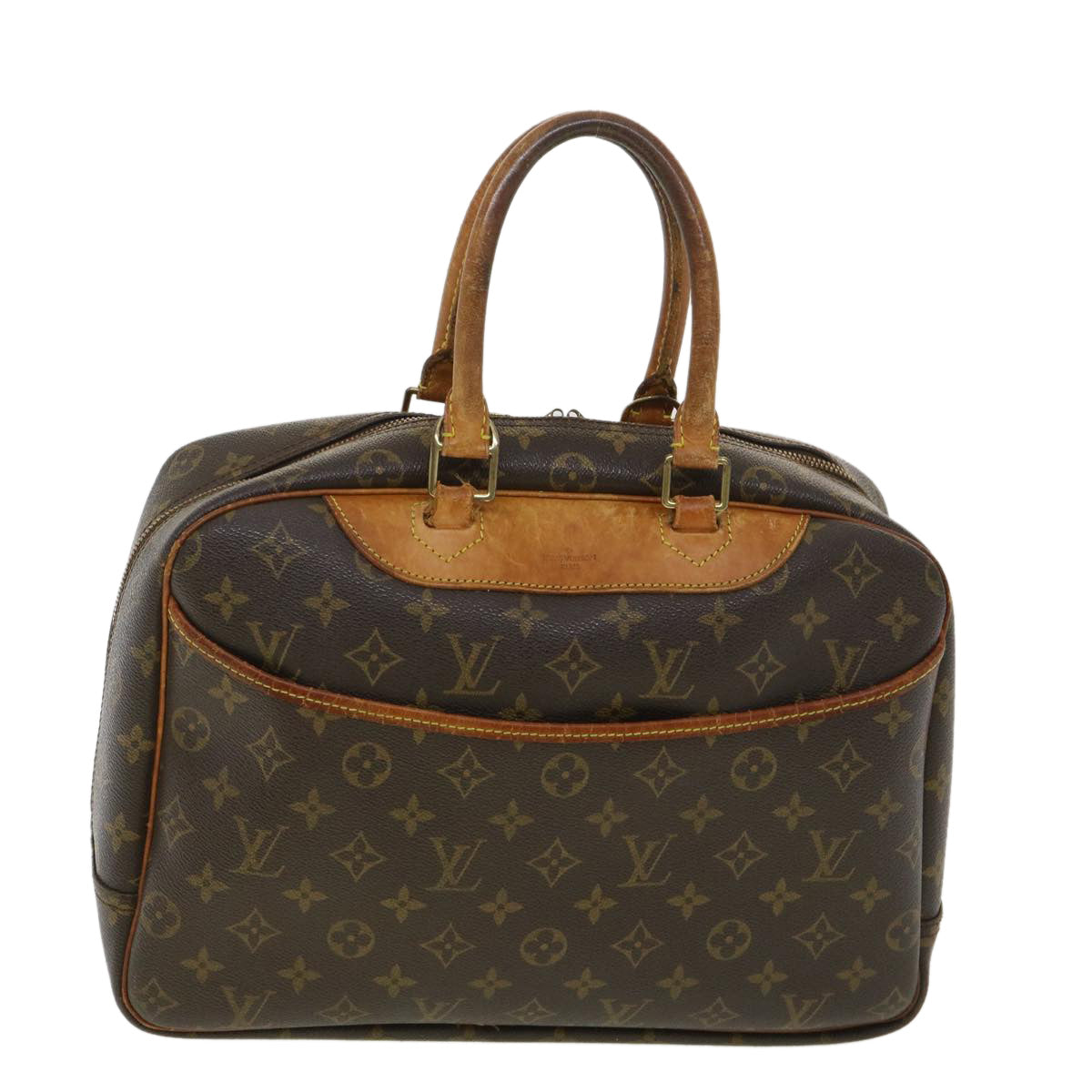 LOUIS VUITTON Monogram Deauville Hand Bag M47270 LV Auth rd3908