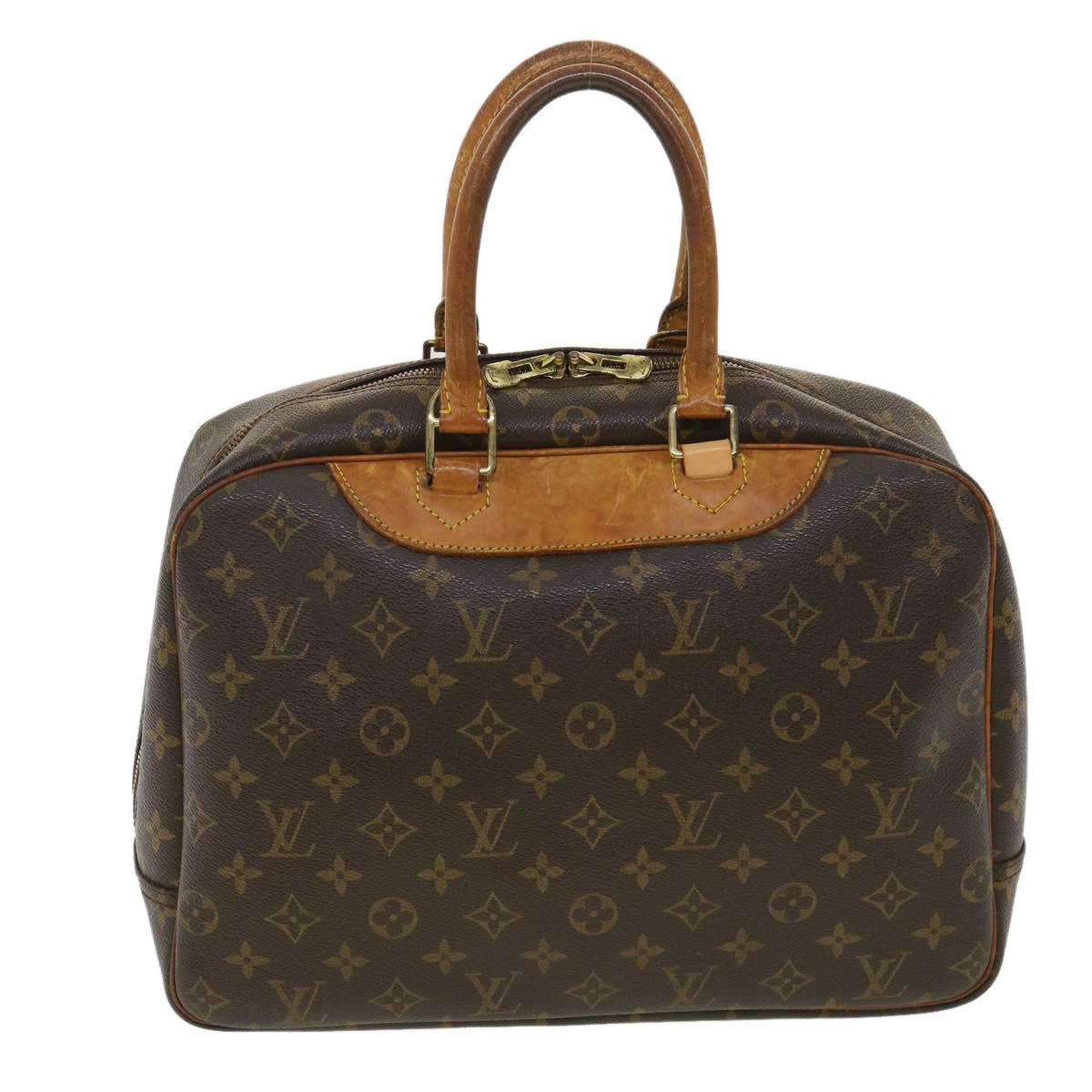 LOUIS VUITTON Monogram Deauville Hand Bag M47270 LV Auth rd3908