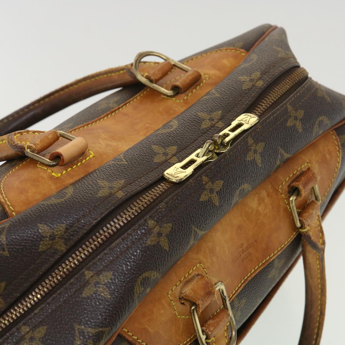 LOUIS VUITTON Monogram Deauville Hand Bag M47270 LV Auth rd3908