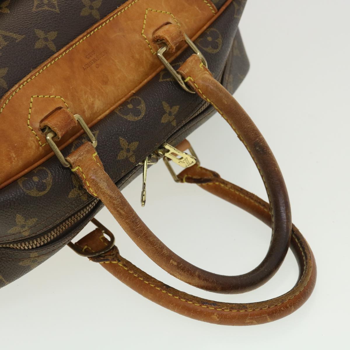 LOUIS VUITTON Monogram Deauville Hand Bag M47270 LV Auth rd3908