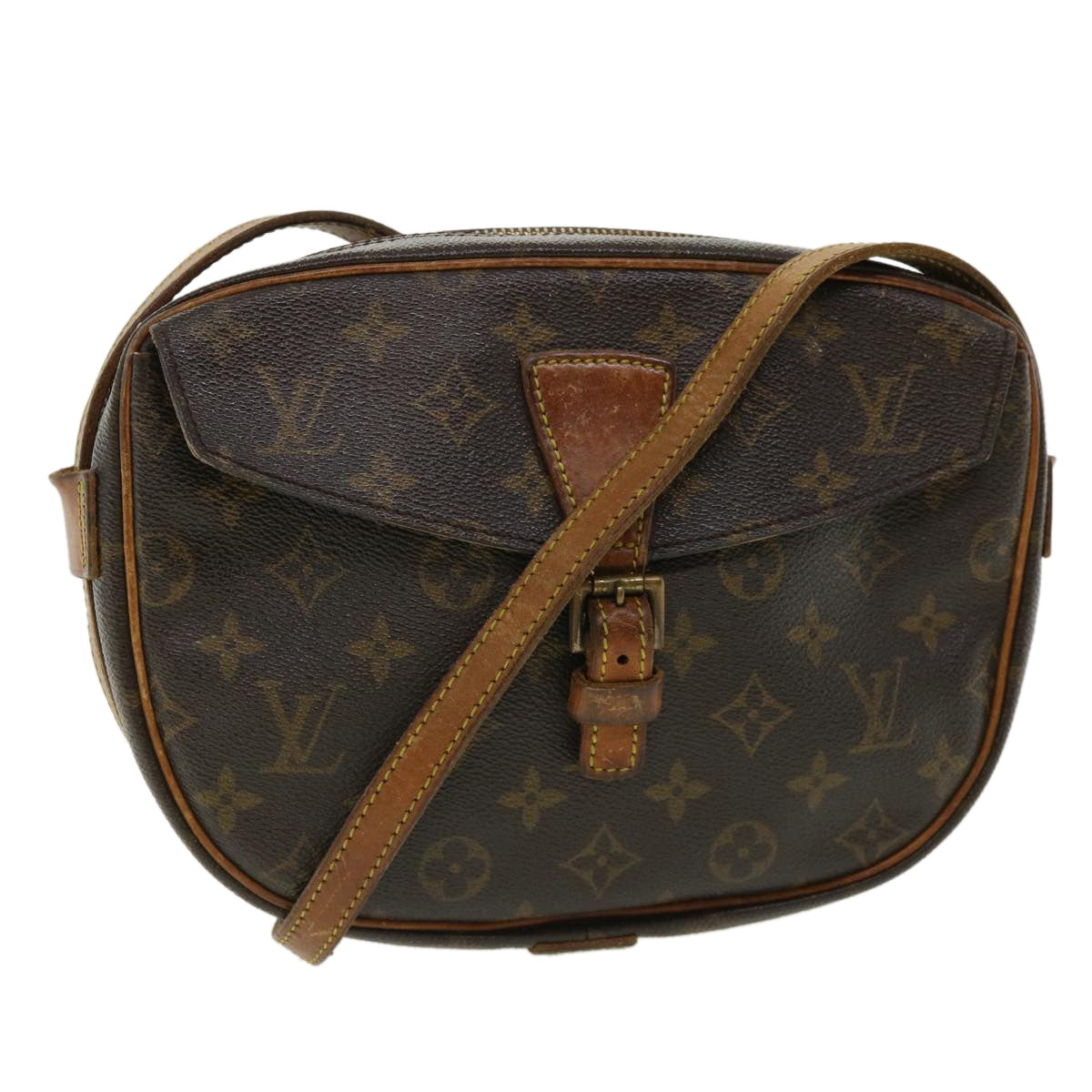 LOUIS VUITTON Monogram Jeune Fille MM Shoulder Bag M51226 LV Auth rd3934