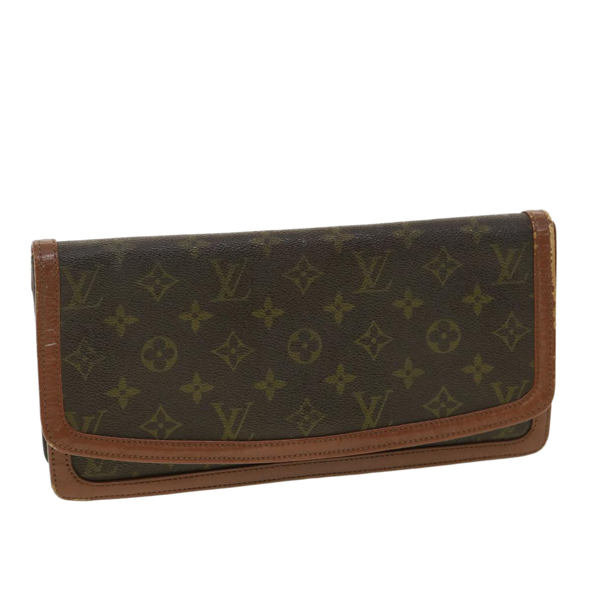 LOUIS VUITTON Monogram Pochette Dam GM Clutch Bag M51810 LV Auth rd3944