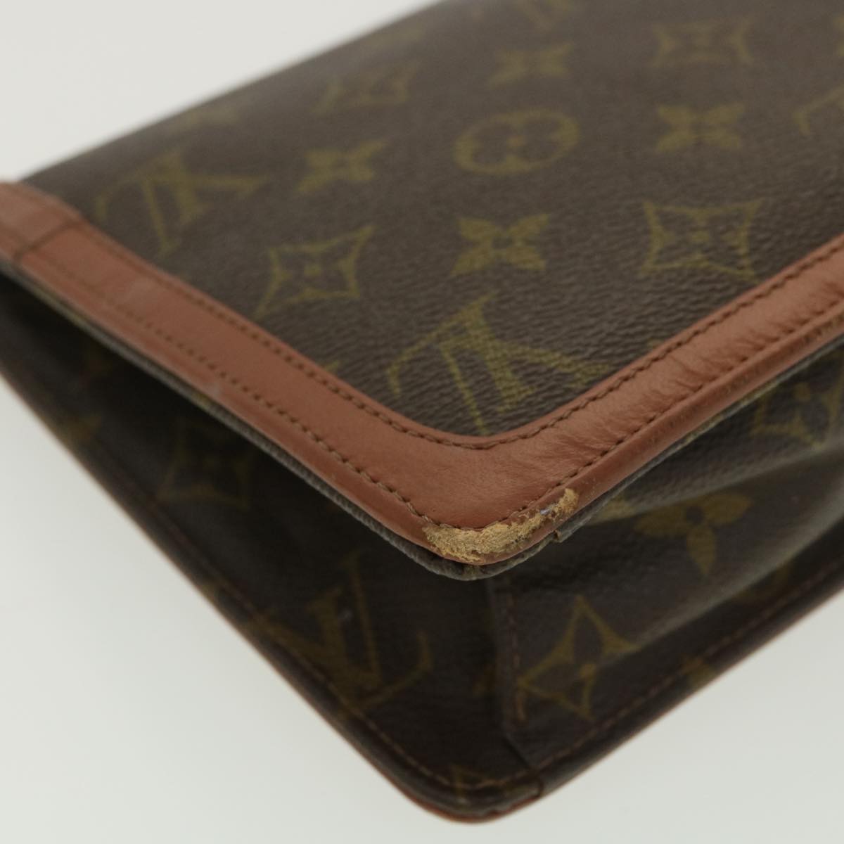 LOUIS VUITTON Monogram Pochette Dam GM Clutch Bag M51810 LV Auth rd3944