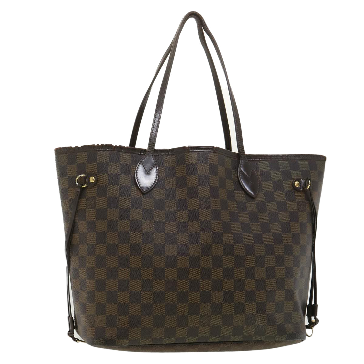 LOUIS VUITTON Damier Ebene Neverfull MM Tote Bag N51105 LV Auth rd3949