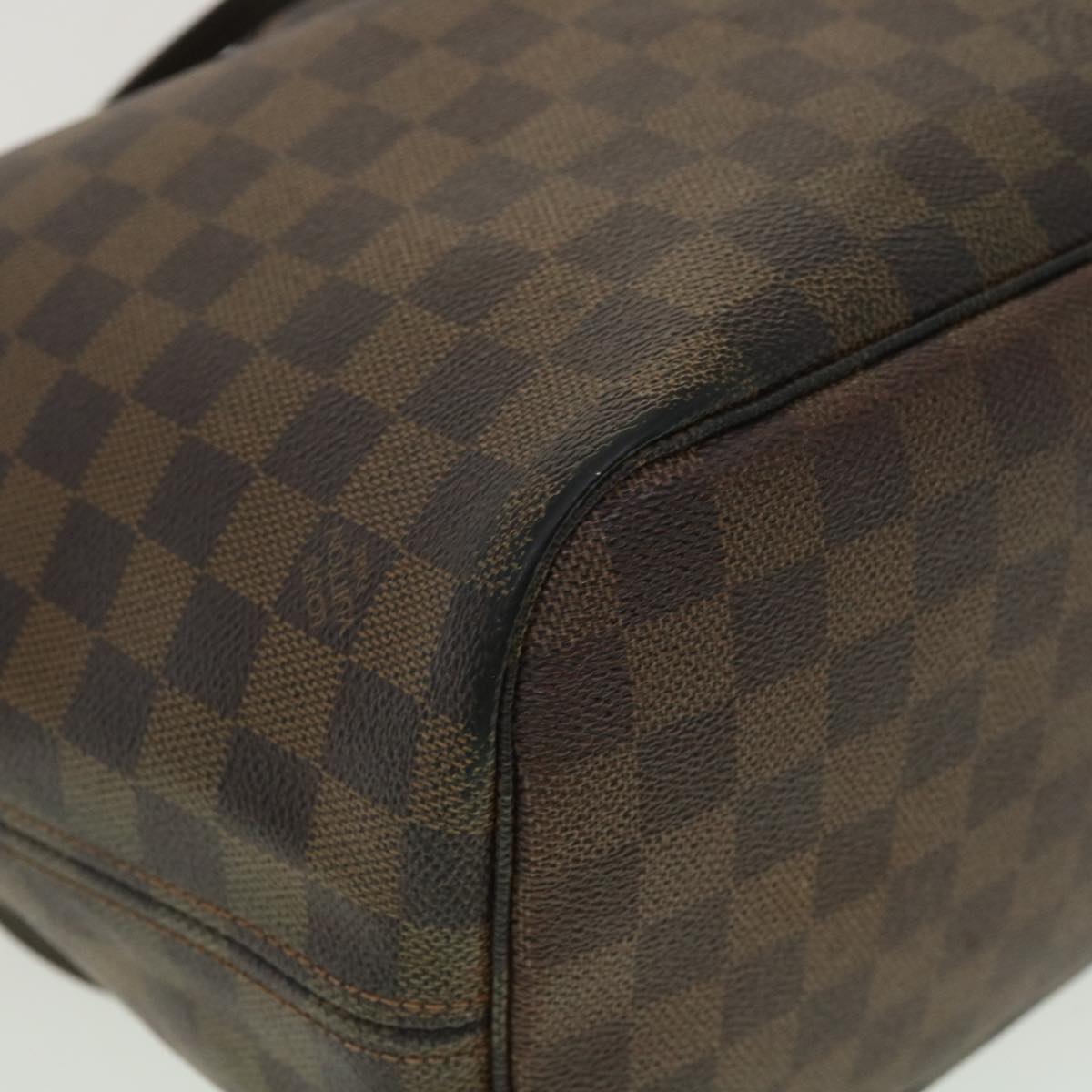 LOUIS VUITTON Damier Ebene Neverfull MM Tote Bag N51105 LV Auth rd3949