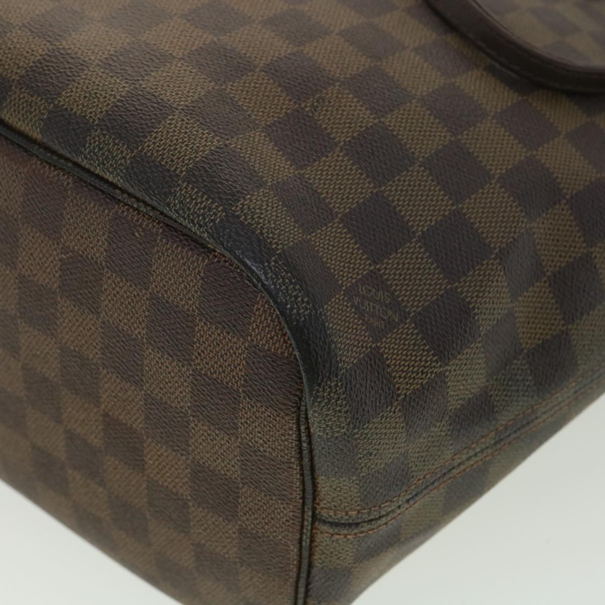 LOUIS VUITTON Damier Ebene Neverfull MM Tote Bag N51105 LV Auth rd3949