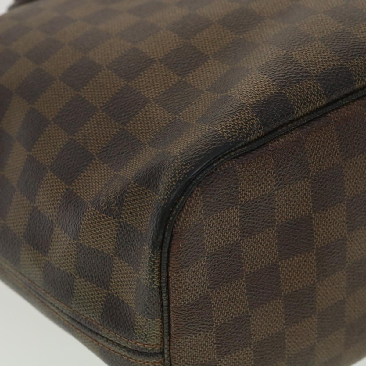 LOUIS VUITTON Damier Ebene Neverfull MM Tote Bag N51105 LV Auth rd3949