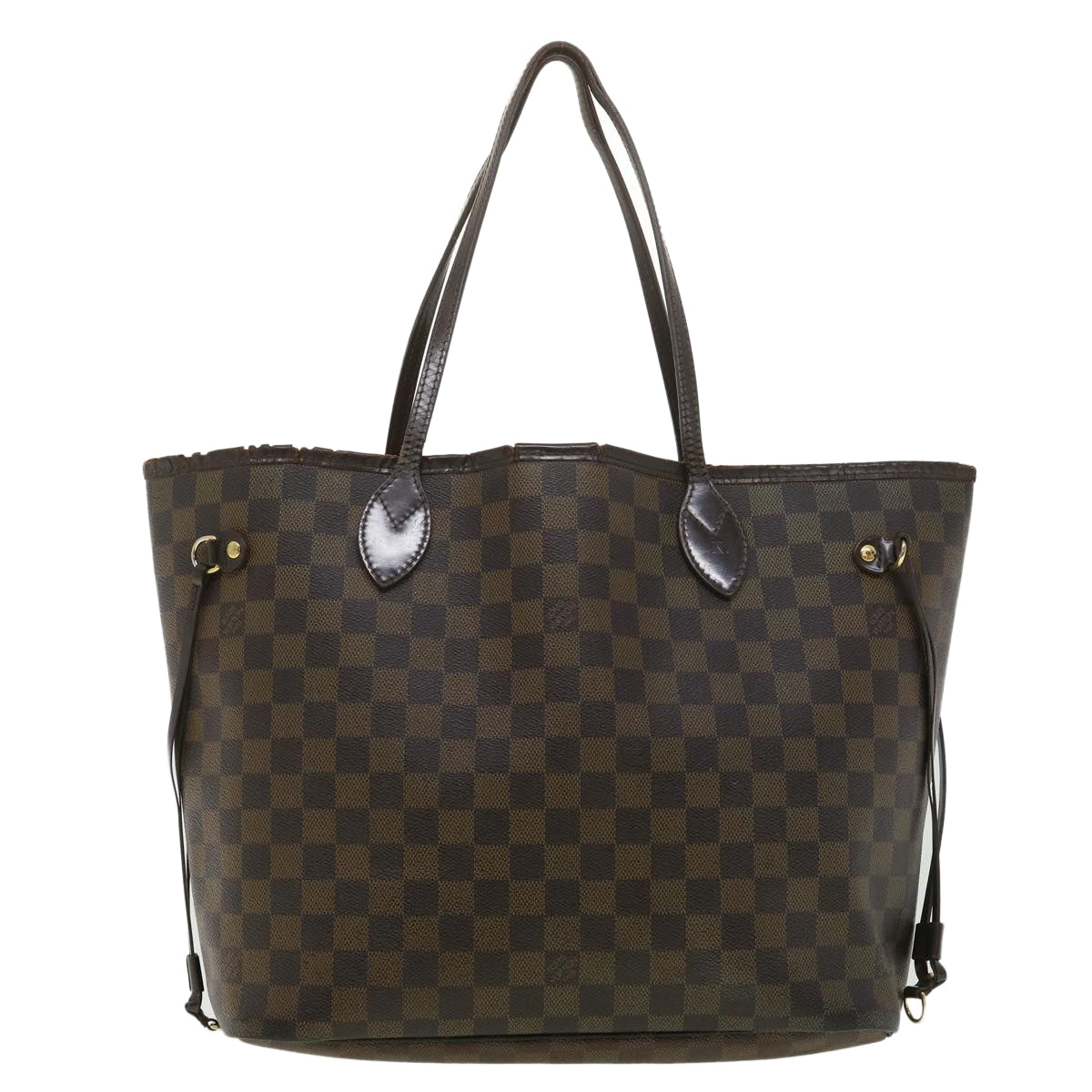 LOUIS VUITTON Damier Ebene Neverfull MM Tote Bag N51105 LV Auth rd3949