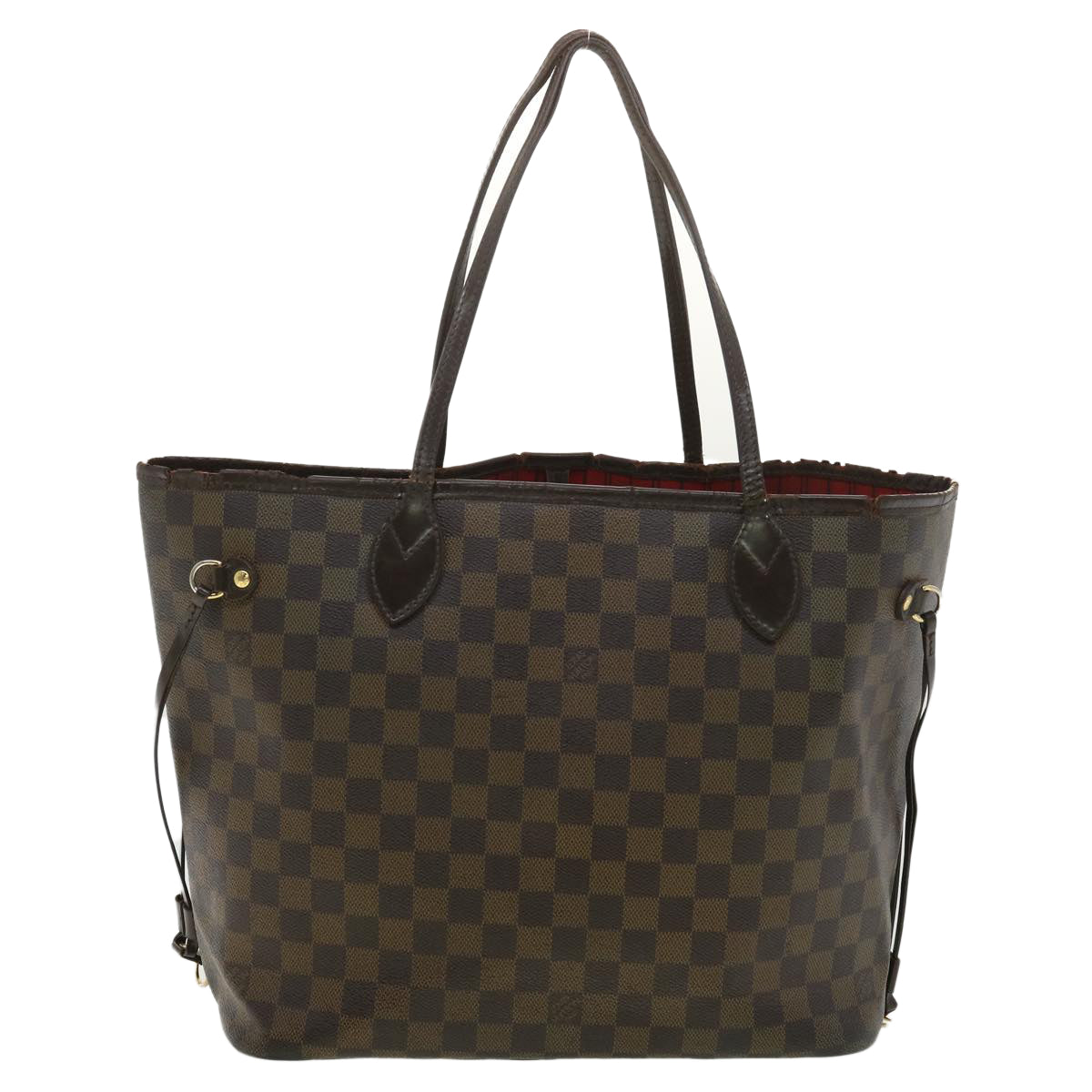 LOUIS VUITTON Damier Ebene Neverfull MM Tote Bag N51105 LV Auth rd3949 - 0