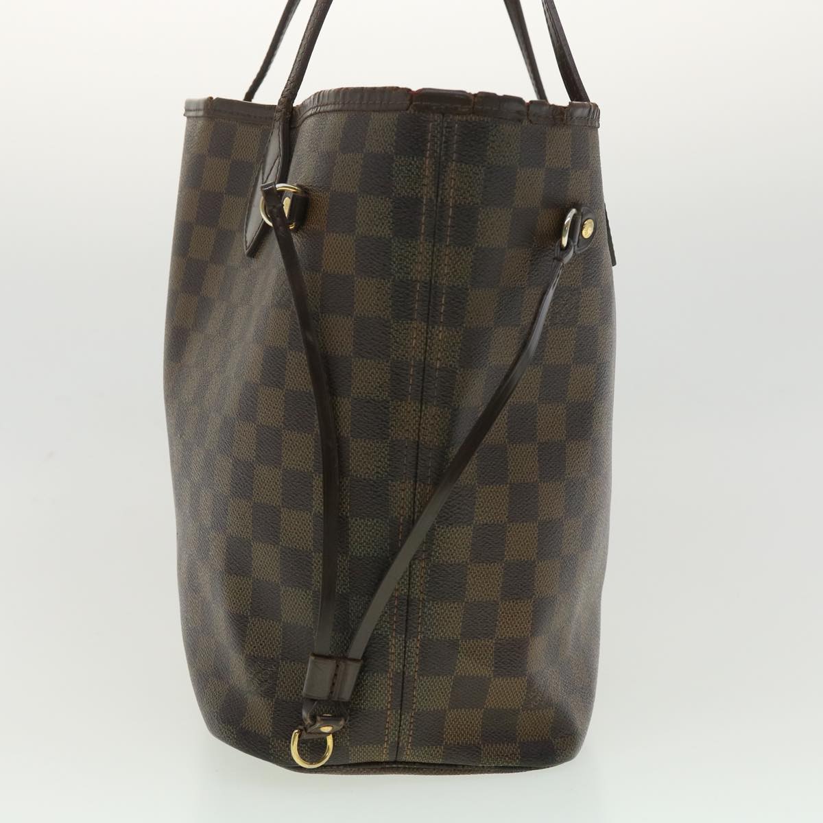 LOUIS VUITTON Damier Ebene Neverfull MM Tote Bag N51105 LV Auth rd3949