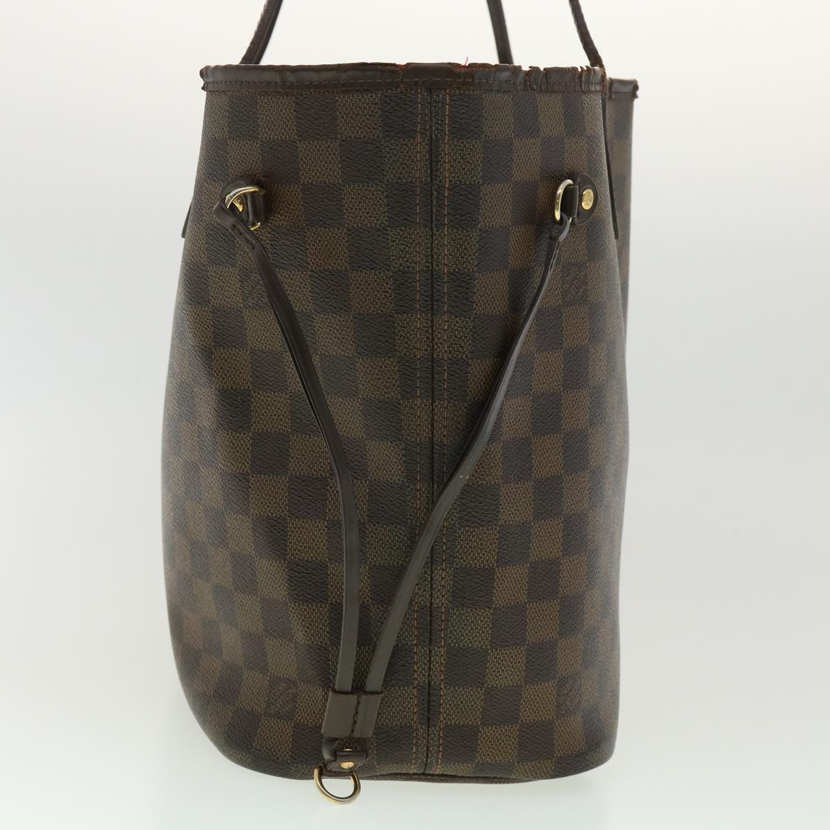 LOUIS VUITTON Damier Ebene Neverfull MM Tote Bag N51105 LV Auth rd3949