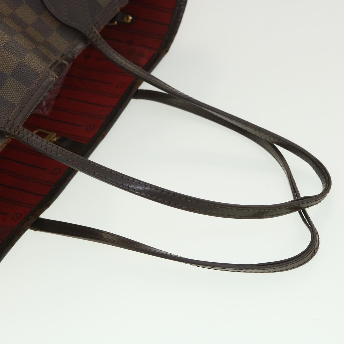 LOUIS VUITTON Damier Ebene Neverfull MM Tote Bag N51105 LV Auth rd3949