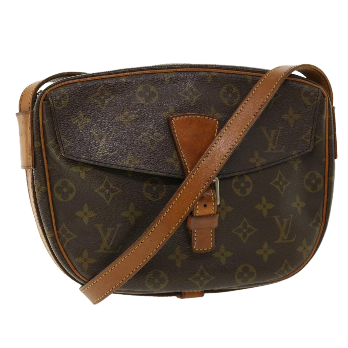 LOUIS VUITTON Monogram Jeune Fille MM Shoulder Bag Vintage M51226 LV Auth rd4023