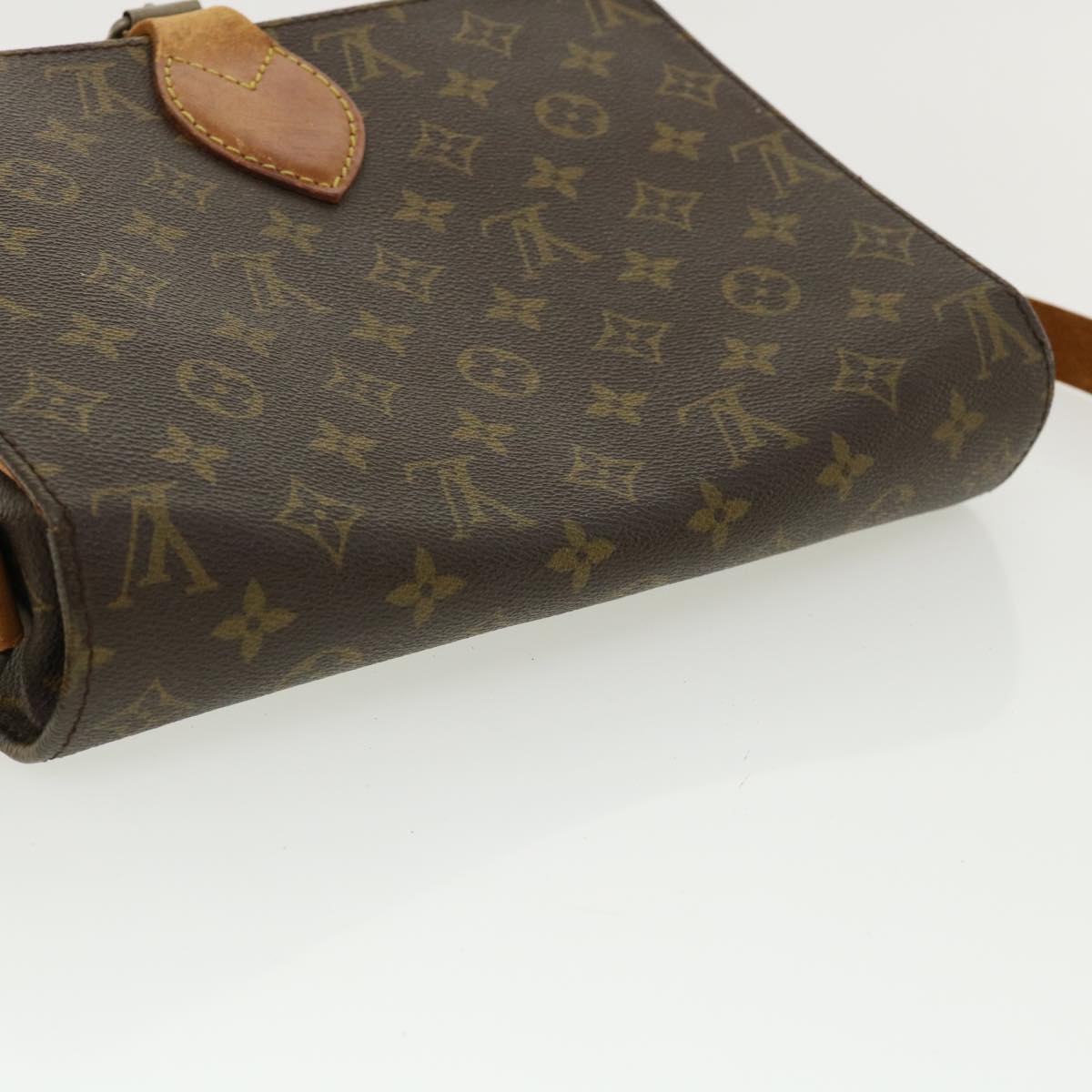 LOUIS VUITTON Monogram Cartouchiere GM Shoulder Bag Vintage M51252 Auth rd4030