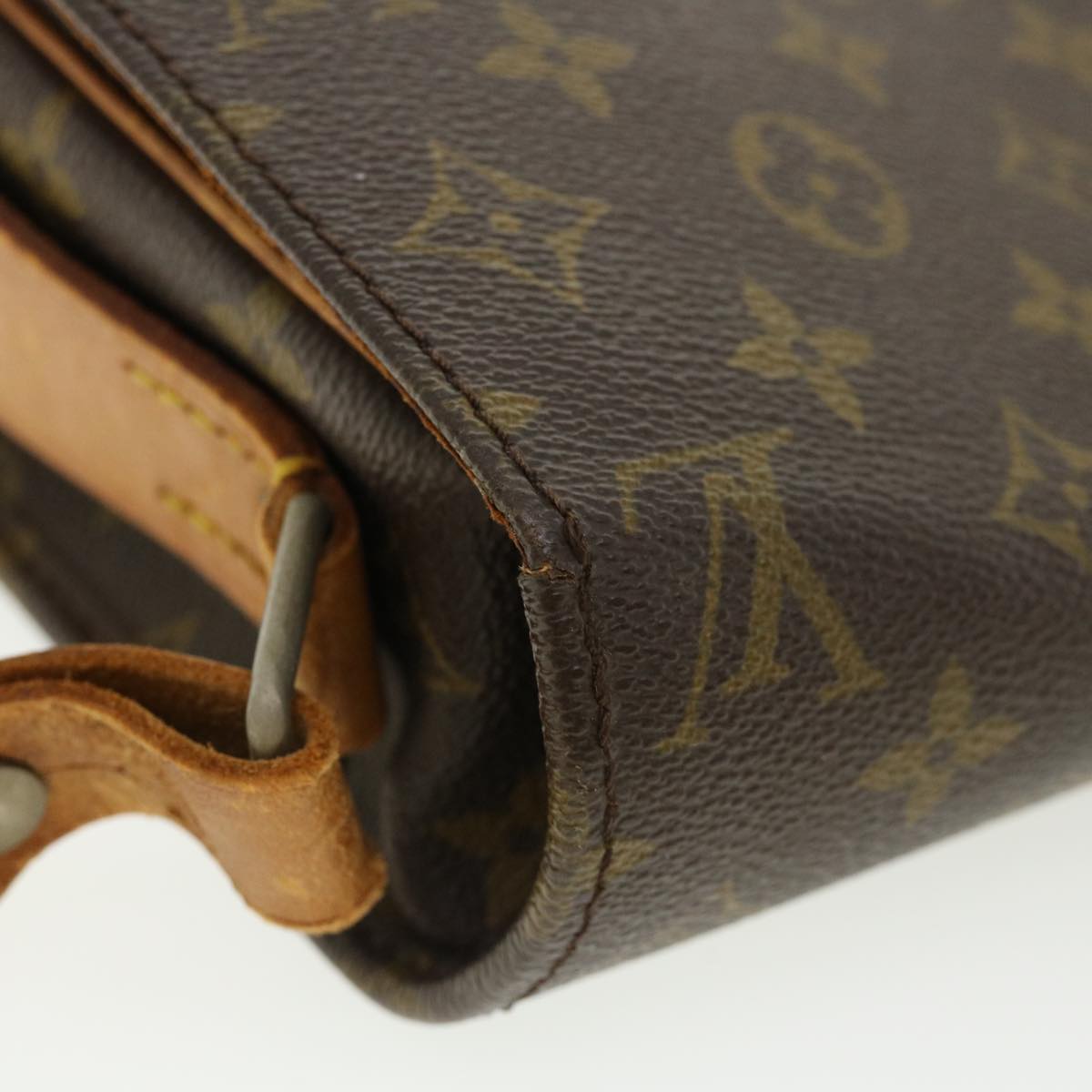 LOUIS VUITTON Monogram Cartouchiere GM Shoulder Bag Vintage M51252 Auth rd4030