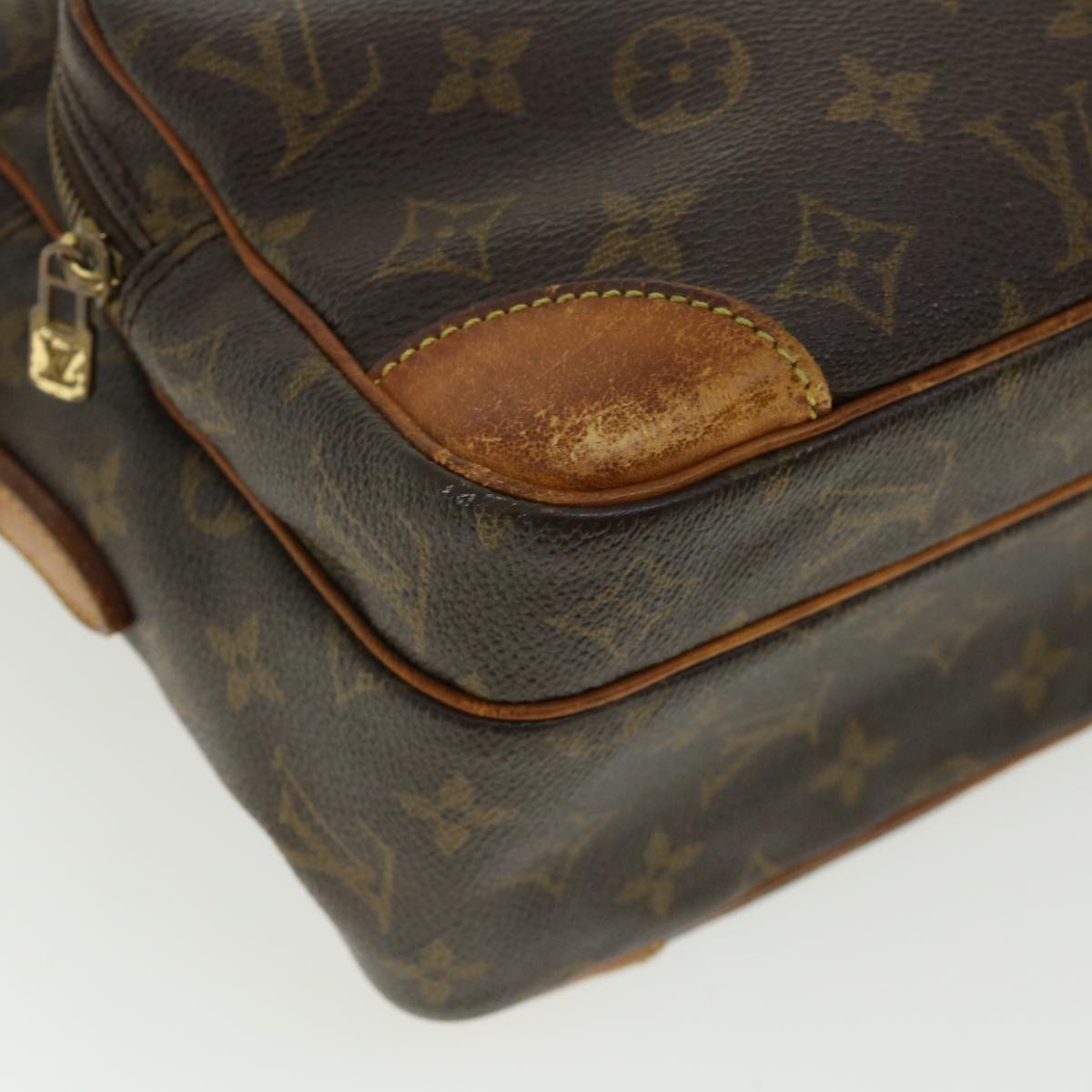 LOUIS VUITTON Monogram Nile Shoulder Bag M45244 LV Auth rd4037