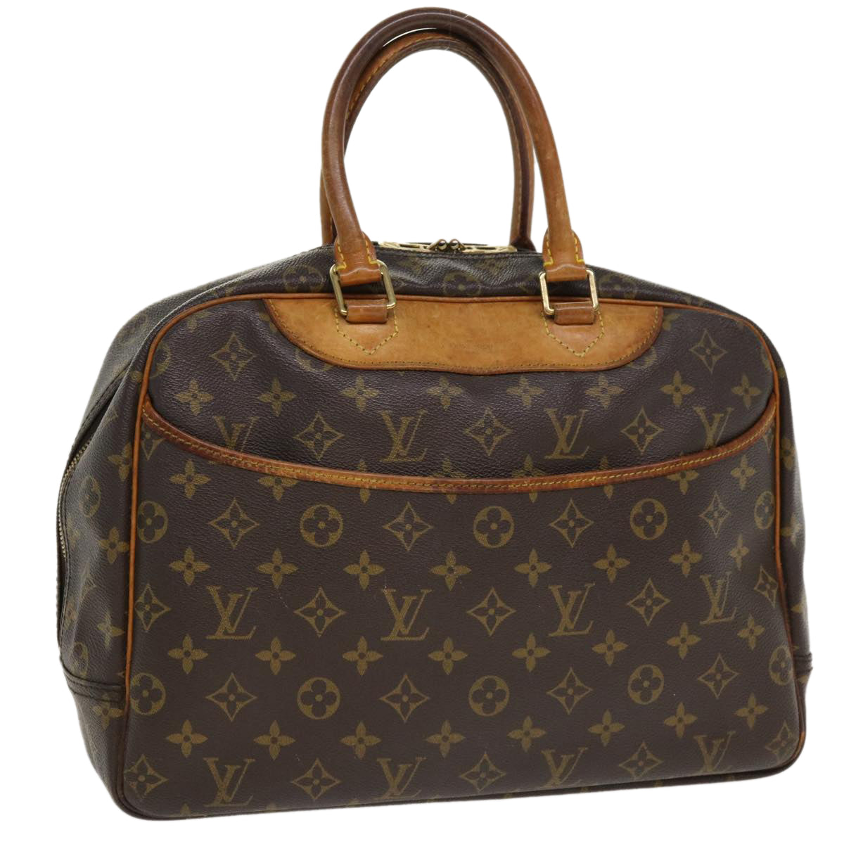 LOUIS VUITTON Monogram Deauville Hand Bag M47270 LV Auth rd4043