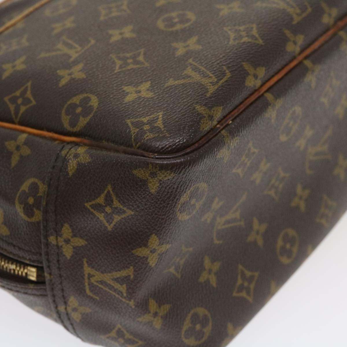 LOUIS VUITTON Monogram Deauville Hand Bag M47270 LV Auth rd4043