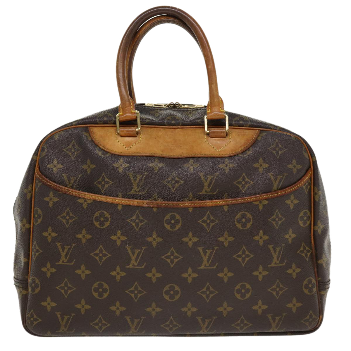 LOUIS VUITTON Monogram Deauville Hand Bag M47270 LV Auth rd4043