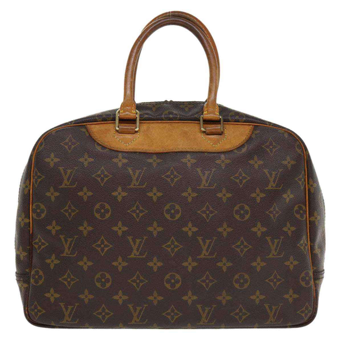 LOUIS VUITTON Monogram Deauville Hand Bag M47270 LV Auth rd4043