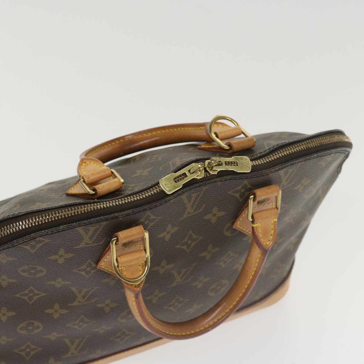 LOUIS VUITTON Monogram Alma Hand Bag M51130 LV Auth rd4060