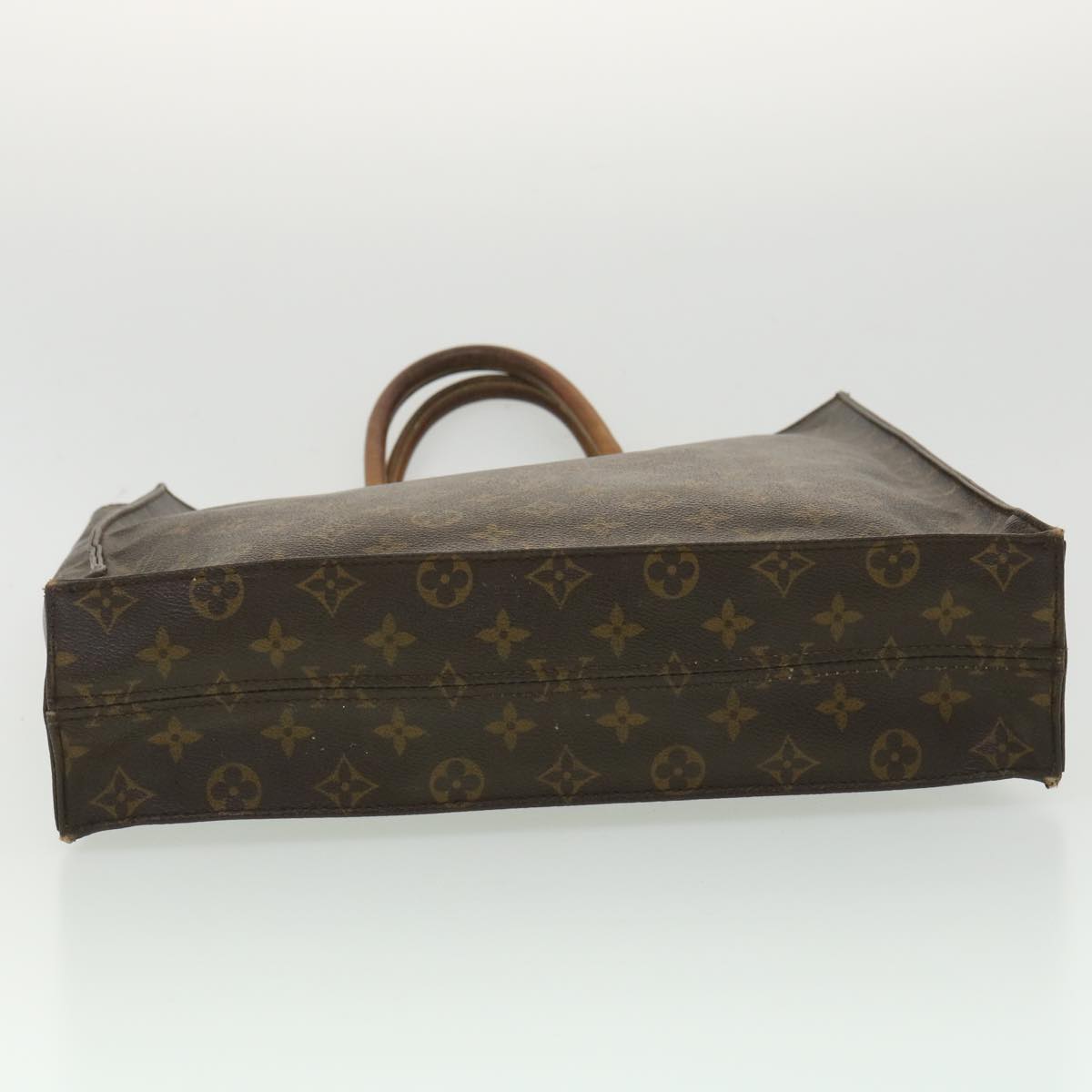 LOUIS VUITTON Monogram Sac Plat Hand Bag M51140 LV Auth rd4069