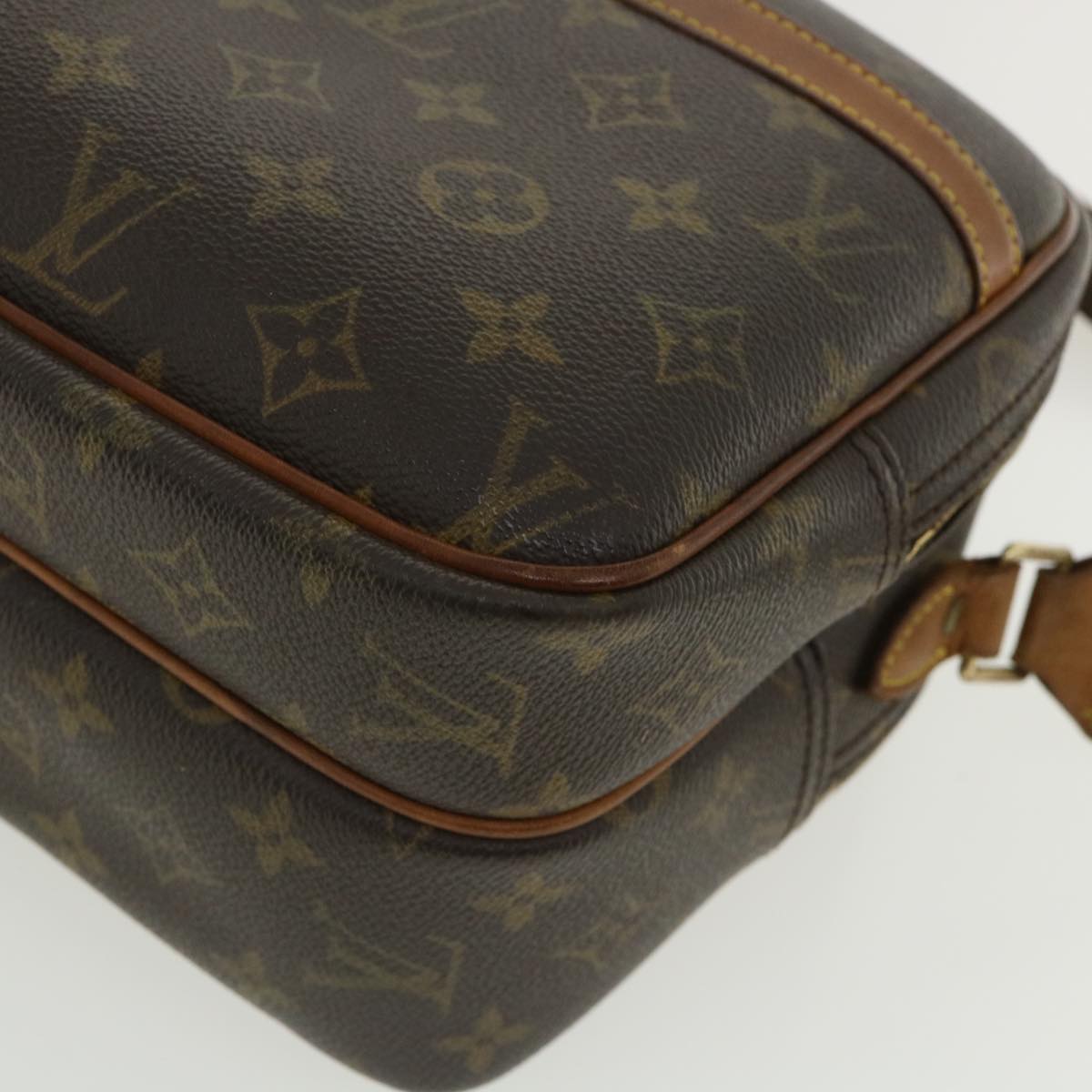 LOUIS VUITTON Monogram Reporter PM Shoulder Bag M45254 LV Auth rd4078