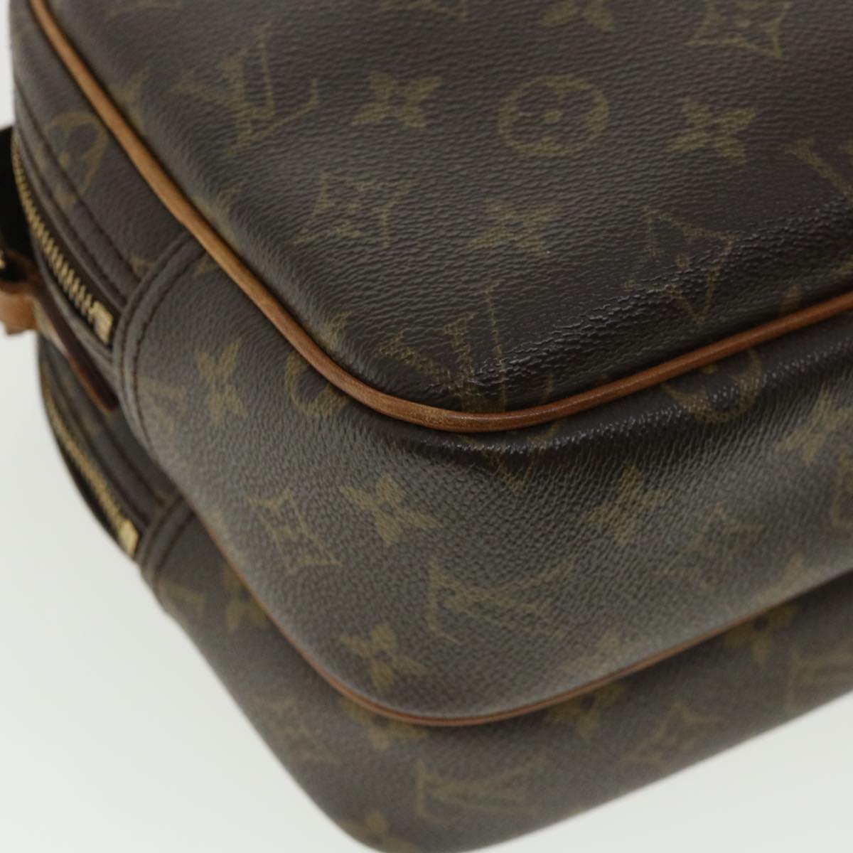 LOUIS VUITTON Monogram Reporter PM Shoulder Bag M45254 LV Auth rd4078