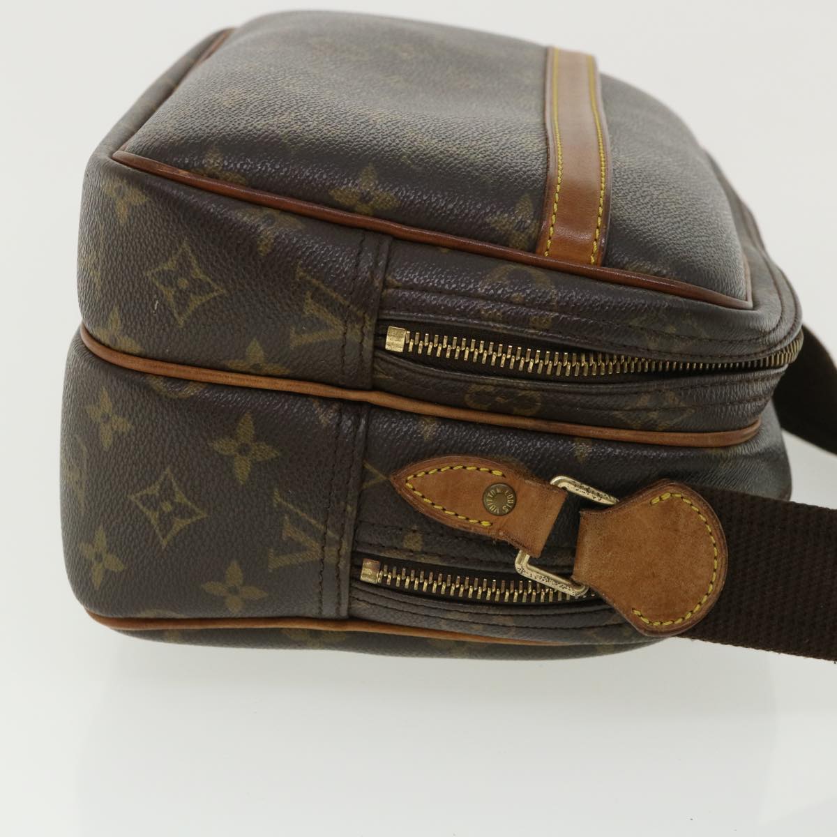 LOUIS VUITTON Monogram Reporter PM Shoulder Bag M45254 LV Auth rd4078