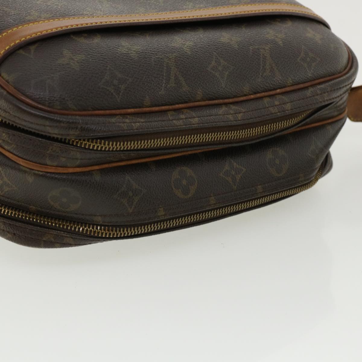 LOUIS VUITTON Monogram Reporter PM Shoulder Bag M45254 LV Auth rd4078