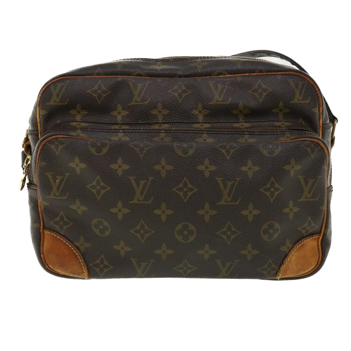 LOUIS VUITTON Monogram Nile Shoulder Bag M45244 LV Auth rd4083