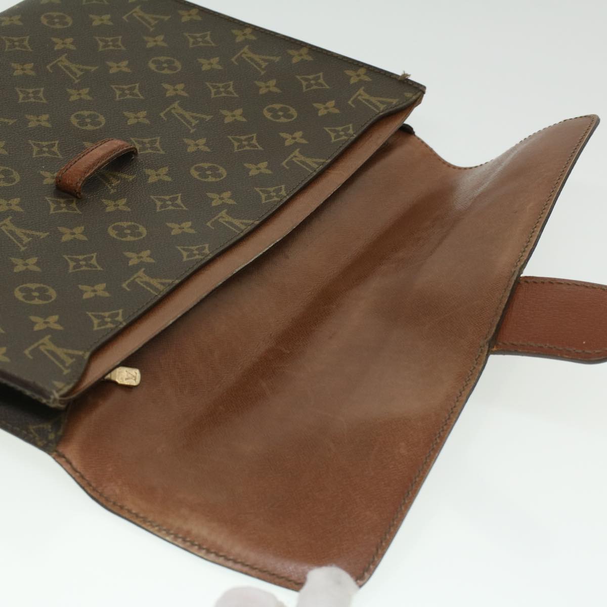 LOUIS VUITTON Monogram Posh Ministor Briefcase M53445 LV Auth rd4087