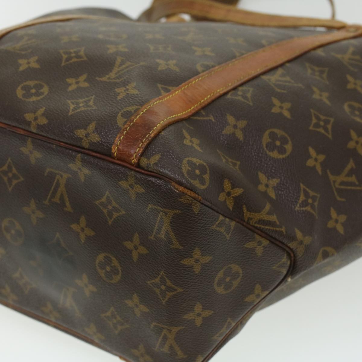 LOUIS VUITTON Monogram Sac Shopping Tote Bag M51108 LV Auth rd4088