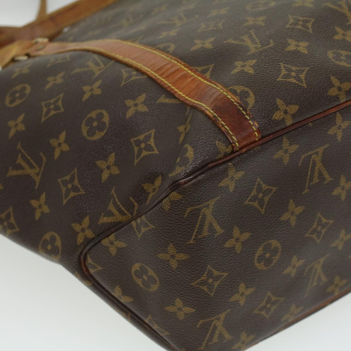 LOUIS VUITTON Monogram Sac Shopping Tote Bag M51108 LV Auth rd4088