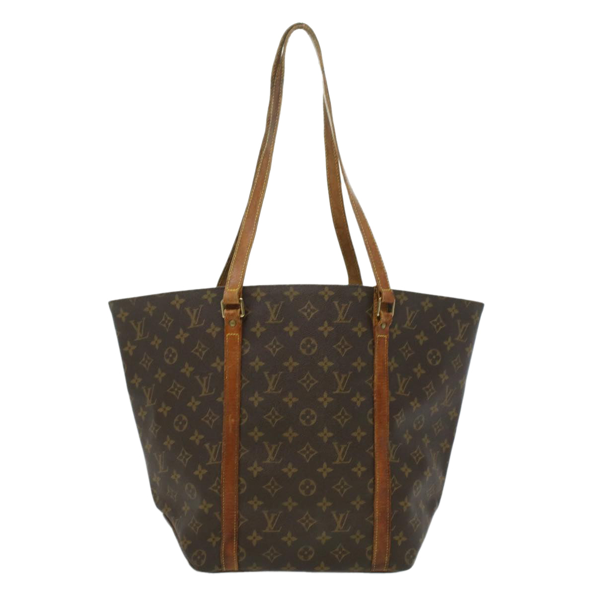 LOUIS VUITTON Monogram Sac Shopping Tote Bag M51108 LV Auth rd4088