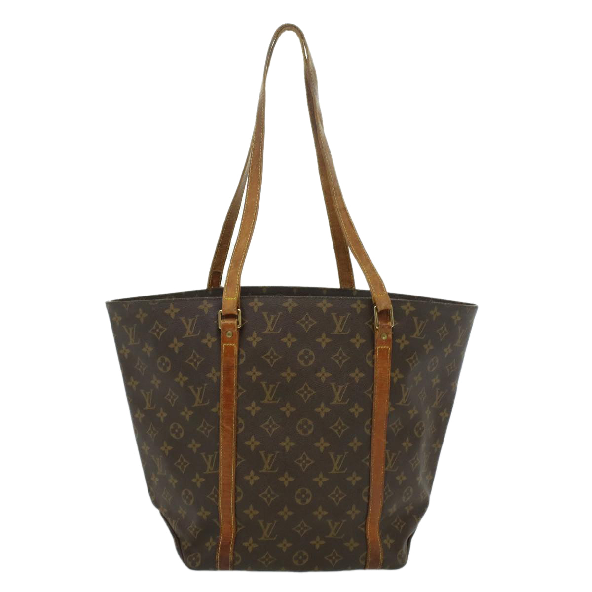 LOUIS VUITTON Monogram Sac Shopping Tote Bag M51108 LV Auth rd4088 - 0