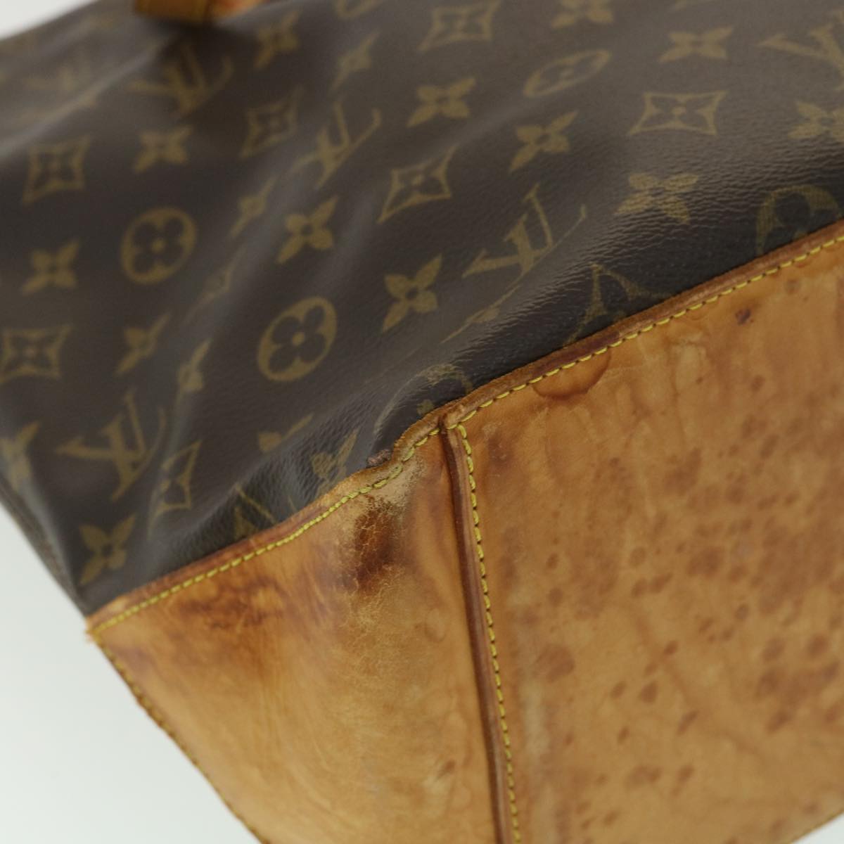 LOUIS VUITTON Monogram Cabas Mezzo Tote Bag M51151 LV Auth rd4089