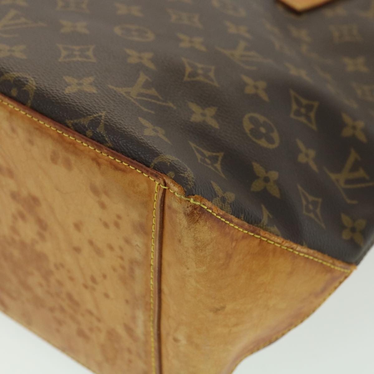 LOUIS VUITTON Monogram Cabas Mezzo Tote Bag M51151 LV Auth rd4089