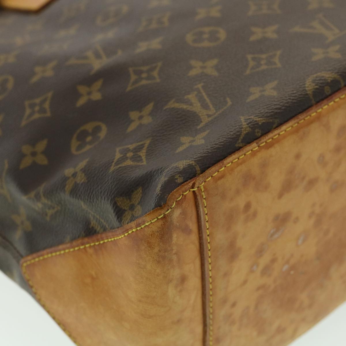 LOUIS VUITTON Monogram Cabas Mezzo Tote Bag M51151 LV Auth rd4089