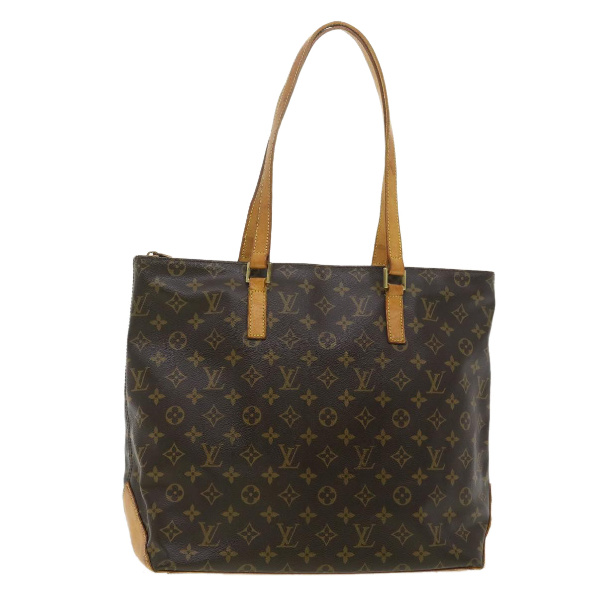 LOUIS VUITTON Monogram Cabas Mezzo Tote Bag M51151 LV Auth rd4089